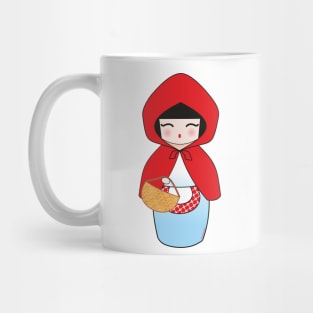 Kokeshi Little red riding hood Mug